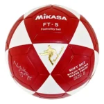 Bola FT5 Natalia Guitler Branco e Vermelho - Mikasa